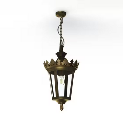 Louvre Model 1 Clear Glass Pendant