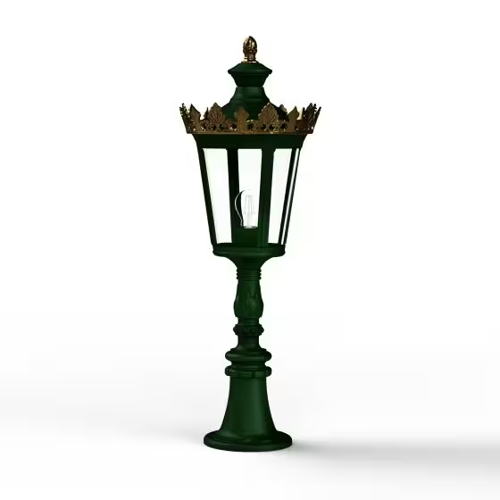 Louvre Model 7 Clear Glass Bollard