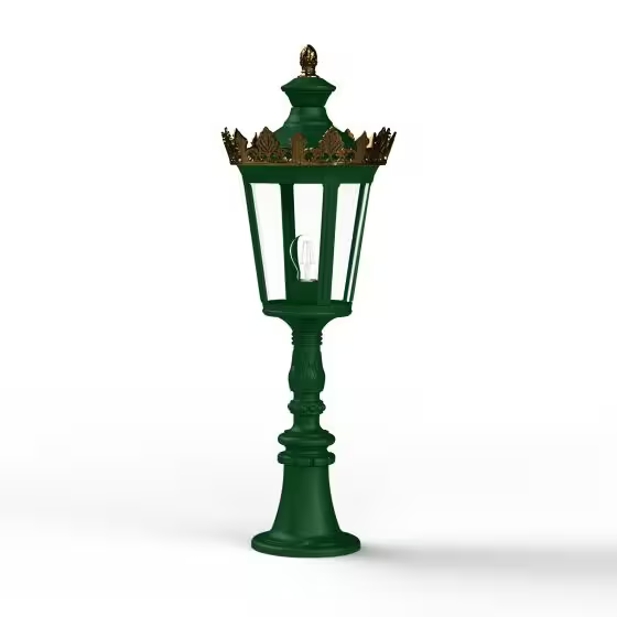 Louvre Model 7 Clear Glass Bollard