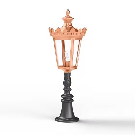 Louvre Model 7 Clear Glass Bollard