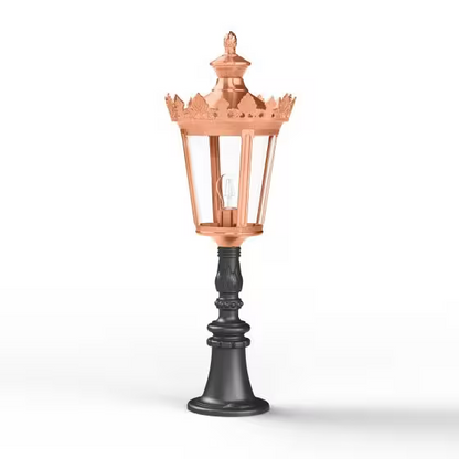Louvre Model 7 Clear Glass Bollard
