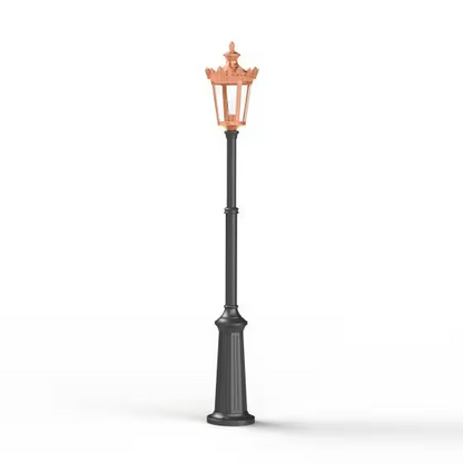 Louvre Model 9 Telescopic Pole Lamppost