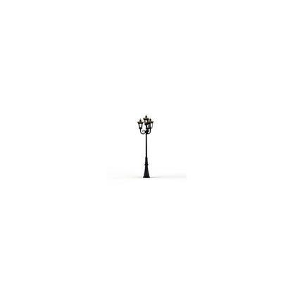 Louvre Model 11 Quadruple Heads Street Lamp