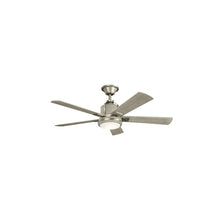 Colerne Ceiling Fan & Light Brushed Nickel