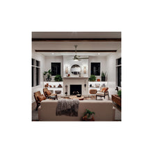 Colerne Ceiling Fan & Light Brushed Nickel