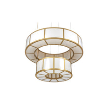 Santa Fe Large Two-Ring Pendant Bronze
