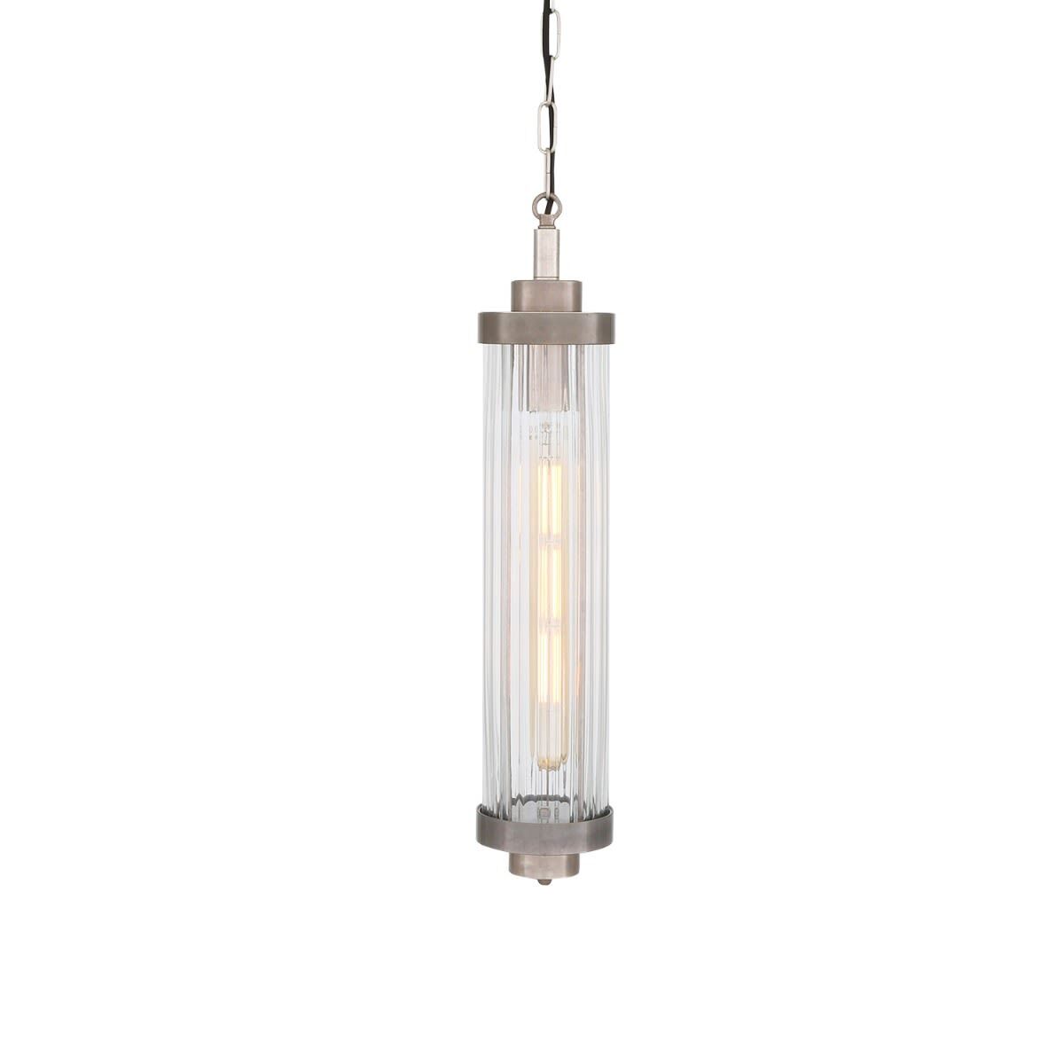 Mullan Lighting Fluted Glass Pendant