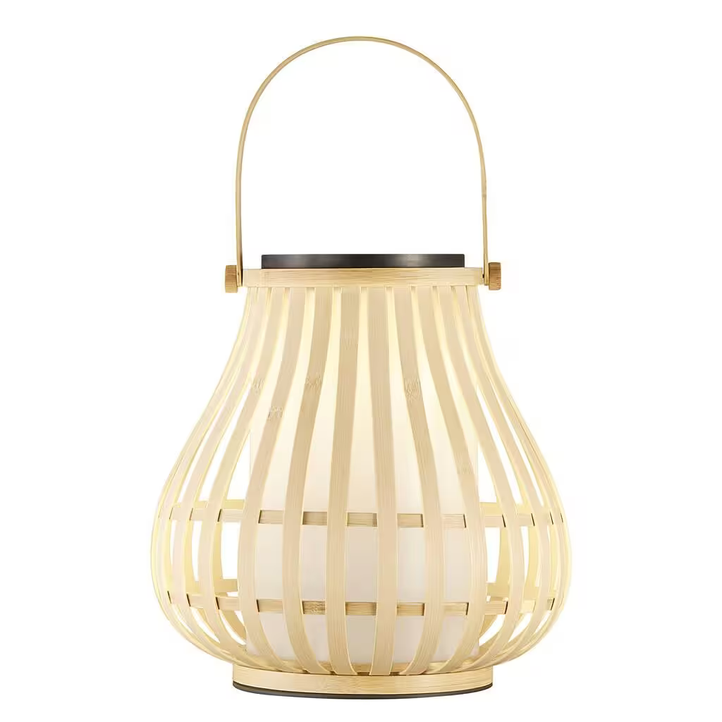 Leo To-go LED Portable Table Lamp Natural Brown