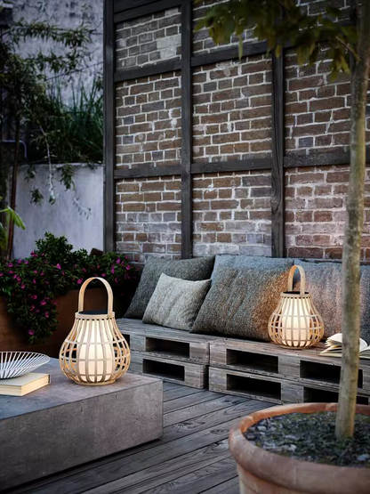 Leo To-go LED Portable Table Lamp Natural Brown