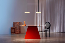 Ihana 100 2-Light LED Pendant in Black with Opal Glass