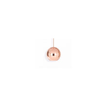 Copper 25cm Round LED Pendant