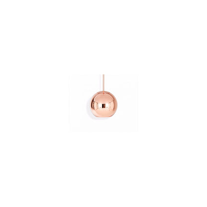 Copper 25cm Round LED Pendant