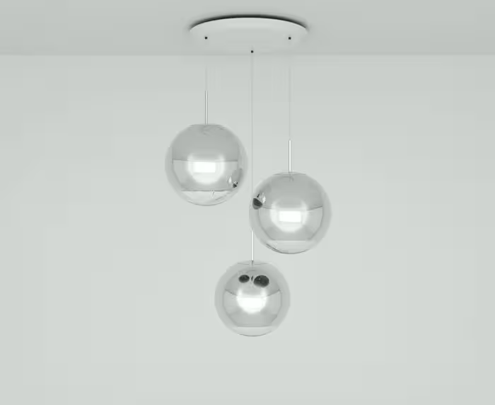 Mirror Ball 40cm Round LED Pendant
