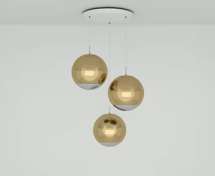 Mirror Ball 40cm Round LED Pendant