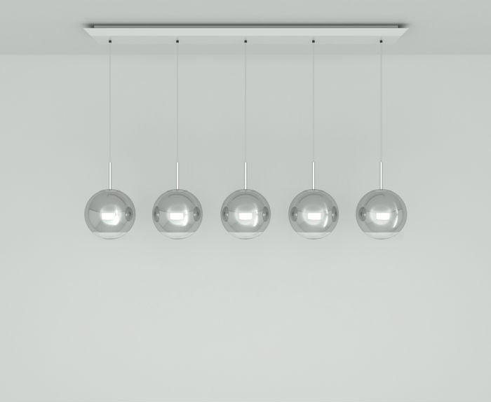 Mirror Ball 25cm Round Pendant