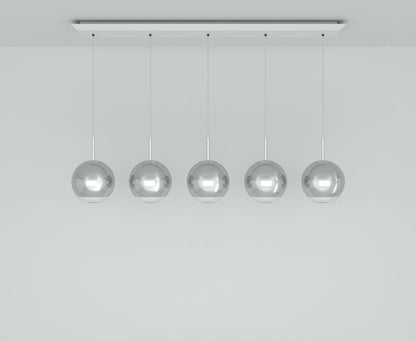 Mirror Ball 25cm Round Pendant