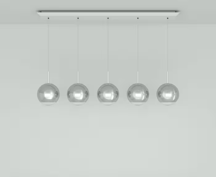 Mirror Ball 25cm Round LED Pendant