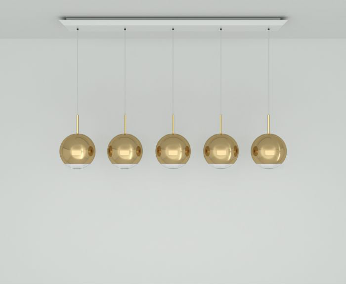 Mirror Ball 25cm Round Pendant