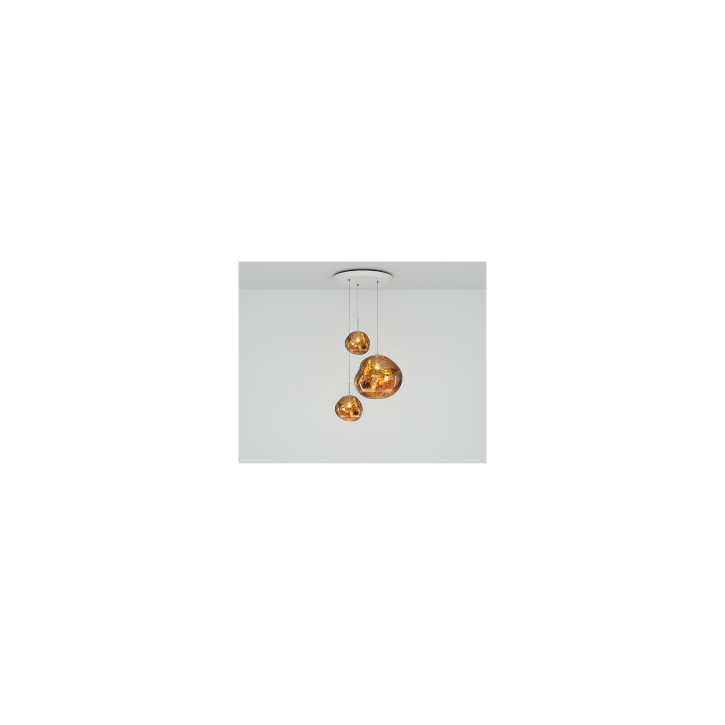 Melt Trio Round LED Pendant