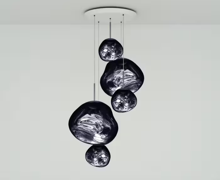 Melt Large Round LED Pendant