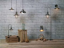 Terrace Floor Lamp Antique Chrome