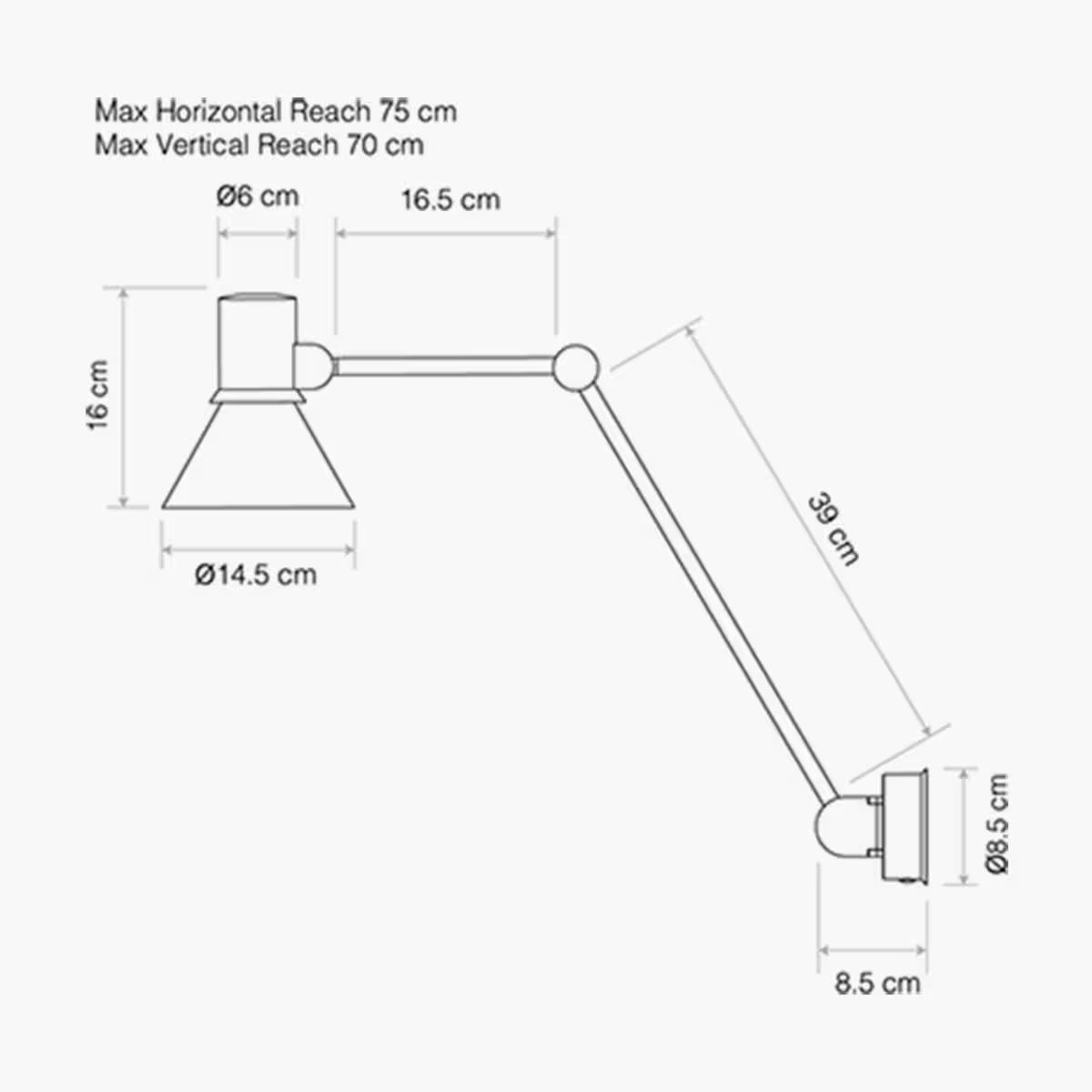 Type 80 W3 Hard-Wired Wall Light
