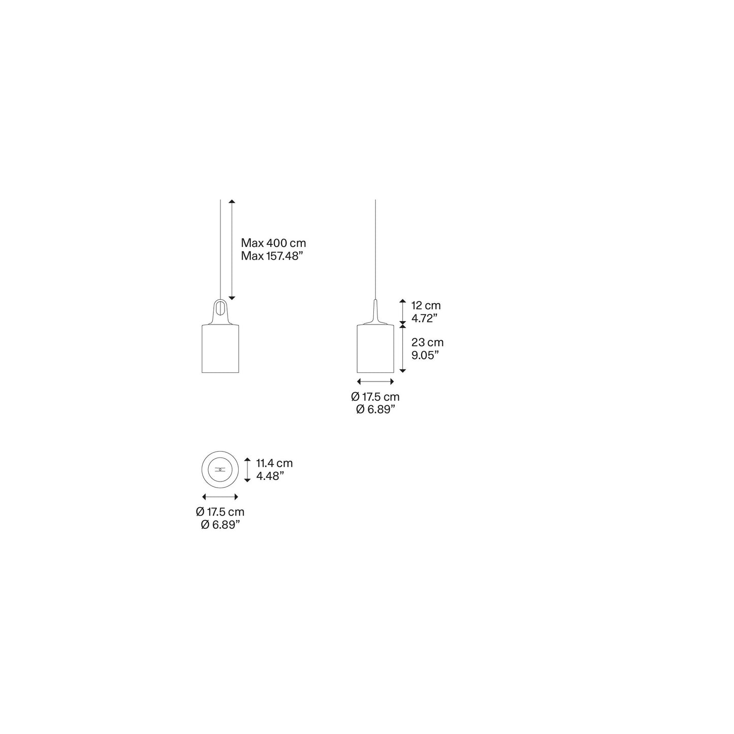 JIM Cylinder LED Pendant