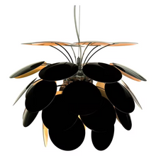 Discoco 35 Mini Pendant with Opaque Discs On Chrome Sphere