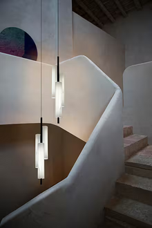 Black Note Triplet LED Pendant