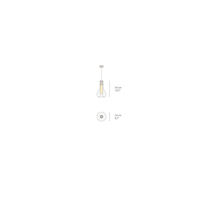 Eris Black LED Pendant