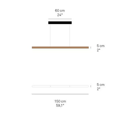 I-Line 150 Long LED Pendant