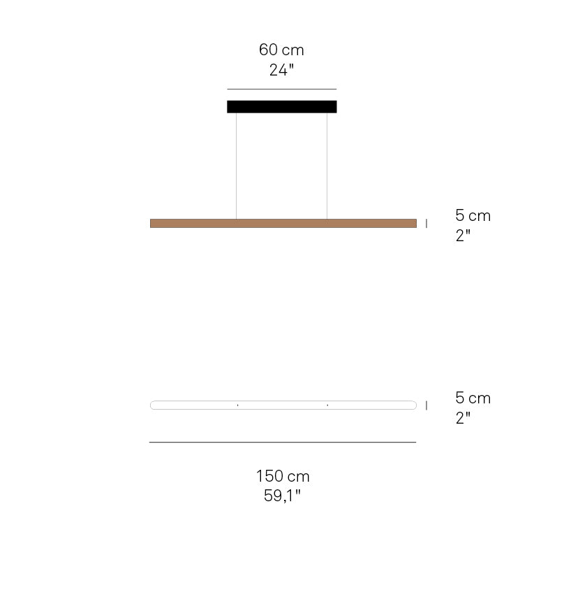 I-Line 150 Long LED Pendant