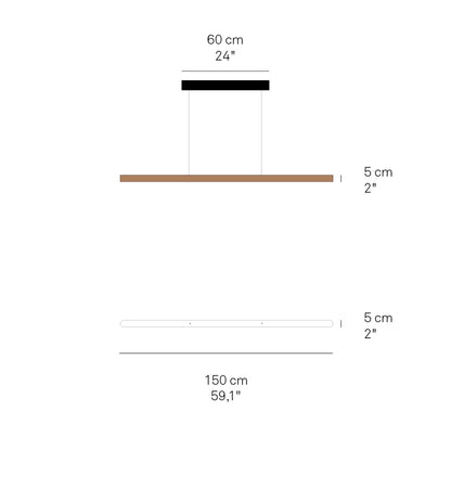 I-Line 150 Long LED Pendant