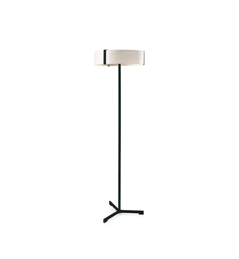 Thesis 150 LED Floor Lamp with White Shade