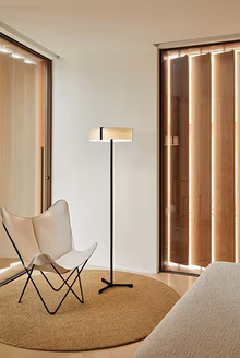 Thesis 150 LED Floor Lamp with White Shade