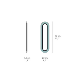 Lens Superoval LED Wall Light