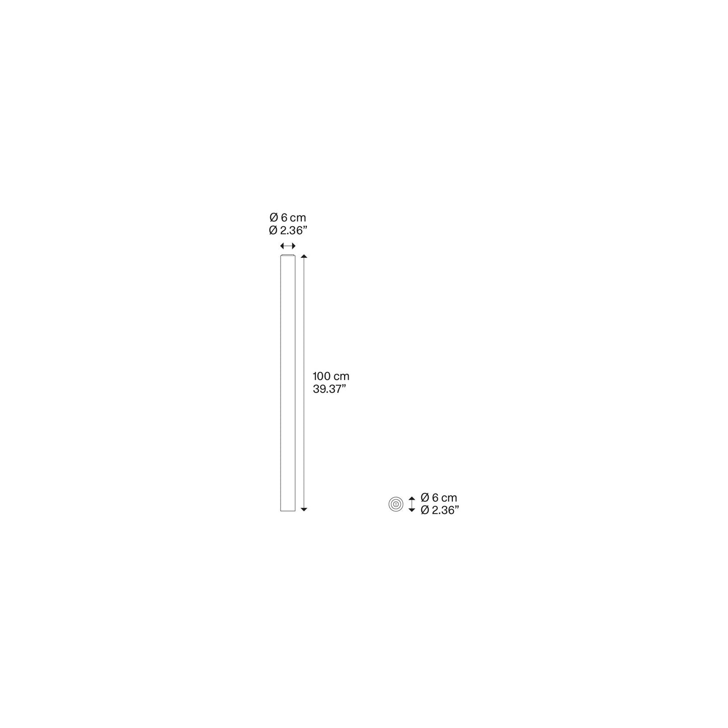 A–Tube Large Ceiling Light