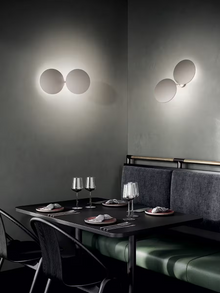 Puzzle Round Double 2700K LED Wall Light