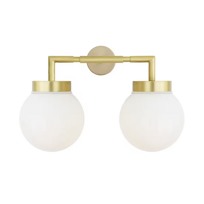 Jordan Double Globe Wall Light