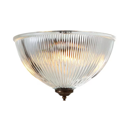 Moroni Prismatic Glass Dome Ceiling Light