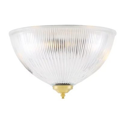 Moroni Prismatic Glass Dome Ceiling Light