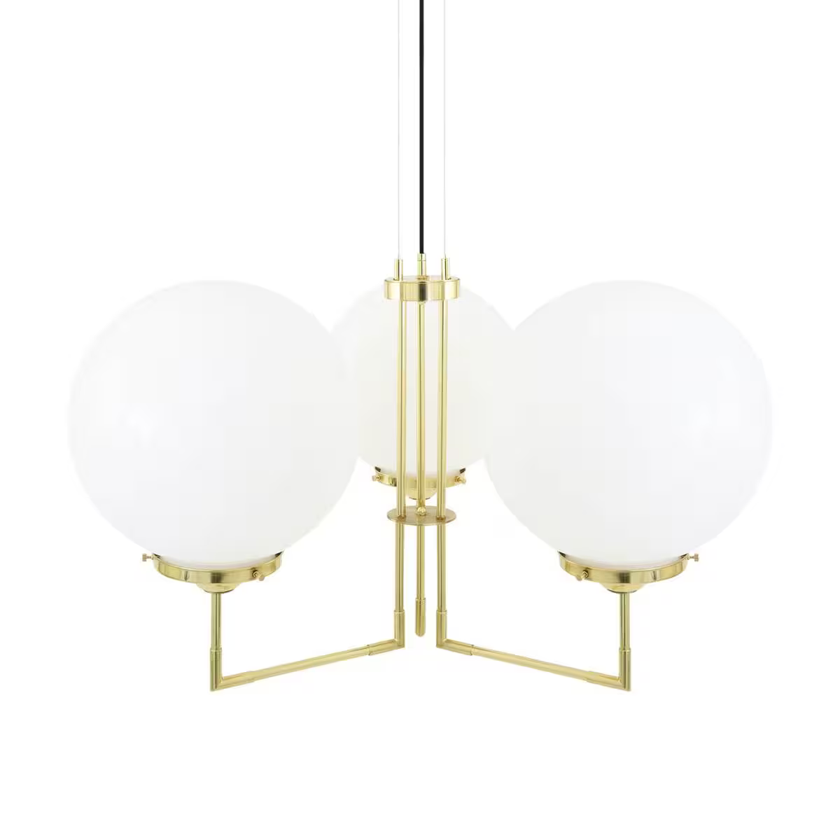 Bellavary Three-Arm Modern Globe Chandelier