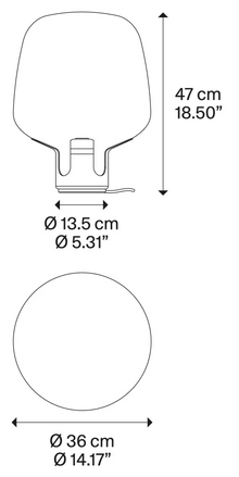 Flar Medium LED Table Lamp