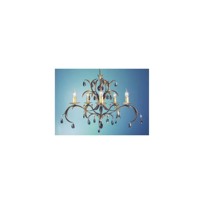 Lily 5-Light Chandelier Bronze Patina