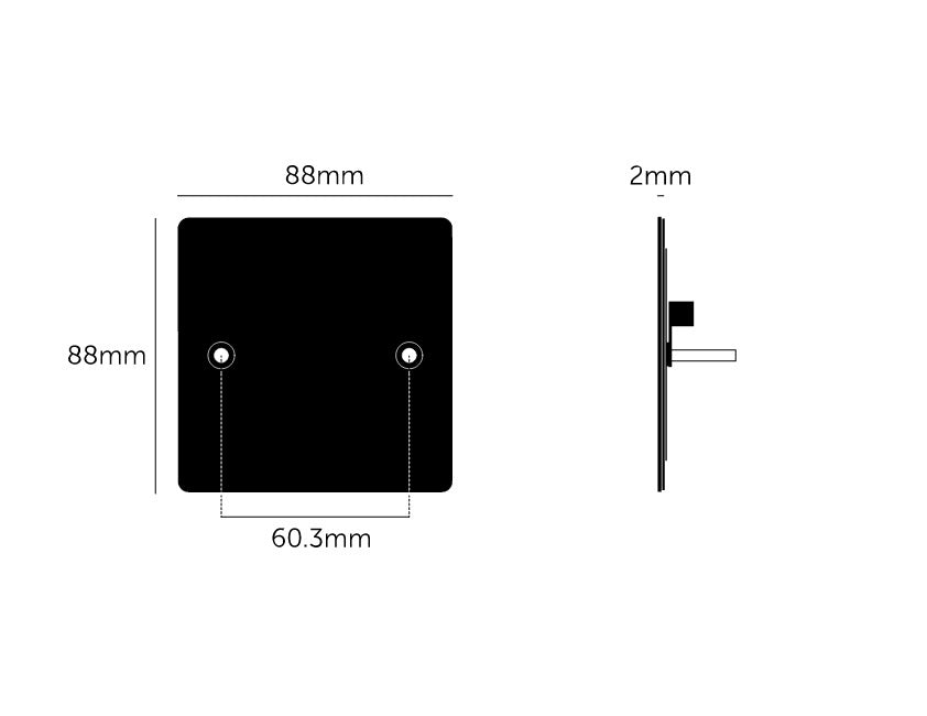 Buster and Punch 1G Wall Plate