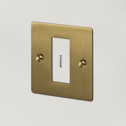 1G Euro Plate 1 Module