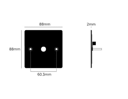 Buster and Punch 1G Wall Plate