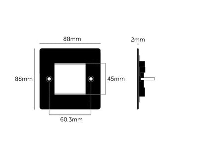 Buster and Punch 1G Wall Plate