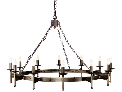 Cromwell 12-Light Chandelier Old Bronze