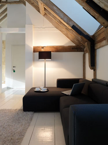 Park Lane Modern Floor Lamp with Square Base